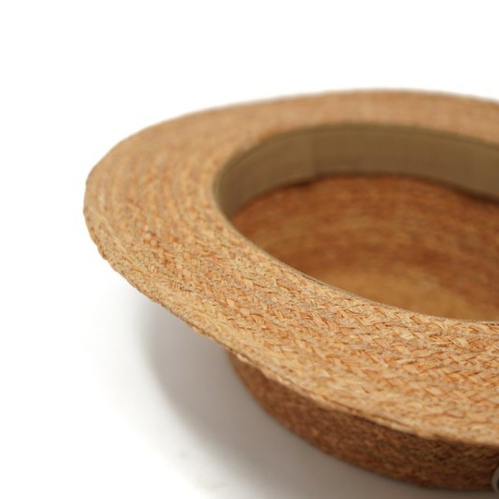 Juniper Raffia Boater Chain Detail Sun Hat - Picture 8 of 8